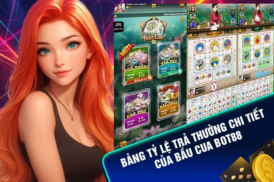 Tìm hiểu bảng tỷ lệ trả thưởng chi tiết của bầu cua Bot88