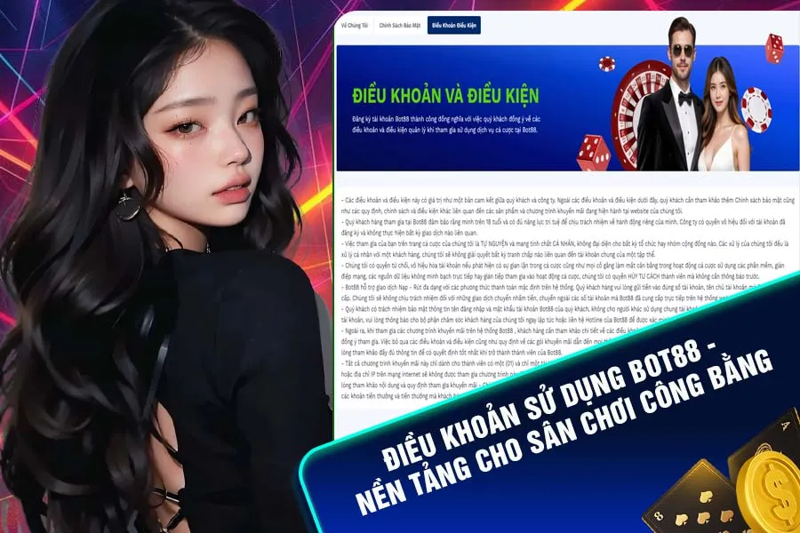 Tổng hợp các điều khoản sử dụng tại Bot88 một cách chi tiết