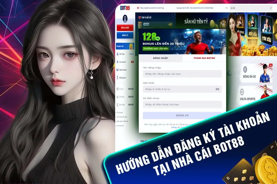 Hướng dẫn đăng ký tài khoản Bot88